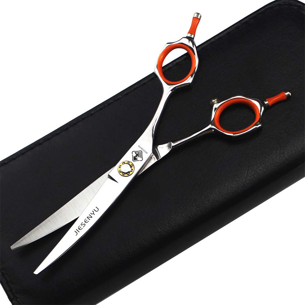 Ciseaux de coiffure professionnels incurvés 15,2 cm et ciseaux à effiler