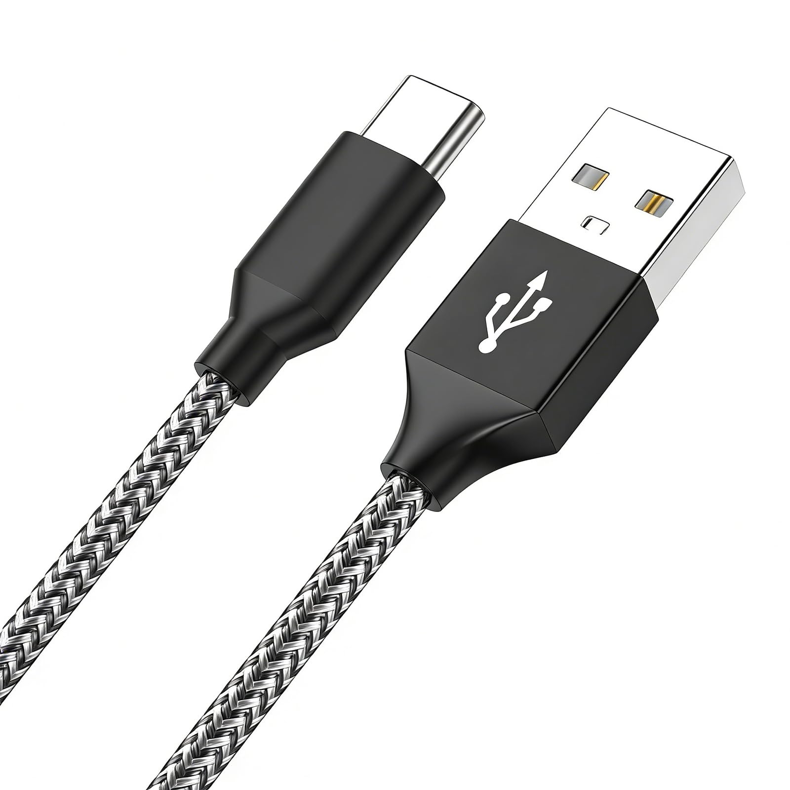 USB Type C ケーブル 1M 2.4A急速充電 480Mbpsデータ転送 ナイロン編み iPhone17シリーズに対応 MacBook Pro/iPad Pro/Galaxy/Xperia等タイプC対応