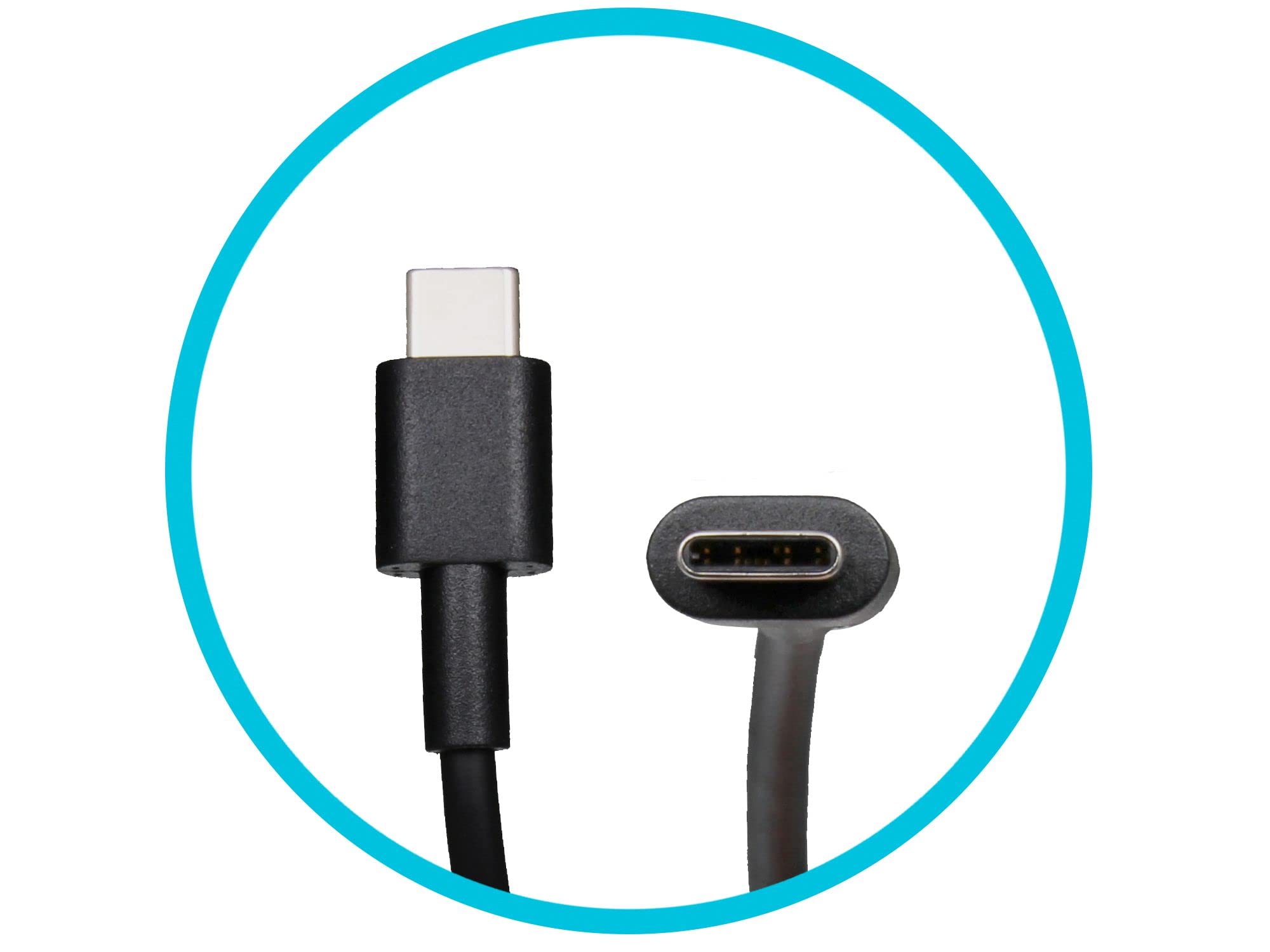 Dell Adapter zasilania USB-C typu C 65 W WMDHR 2WDR5 2YK0F JYJNW M1WCF HA65NM190 DA65NM190 LA65NM170 XPS Latitude Precision XPS Vostro bez kabla zasilacza sieciowego