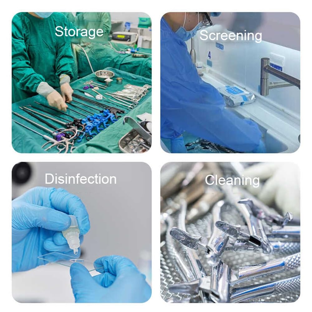 Cestas de esterilización, Malla desinfectante de Acero Inoxidable para Instrumentos médicos y de Laboratorio.