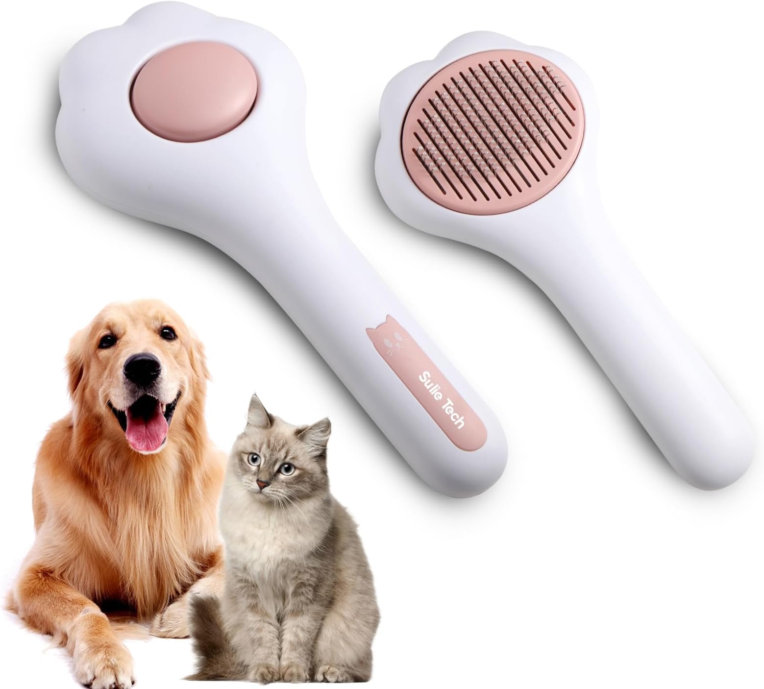 Magic Pet Comb, Pet Hair Cleaner Brush, Cat Grooming Brush
