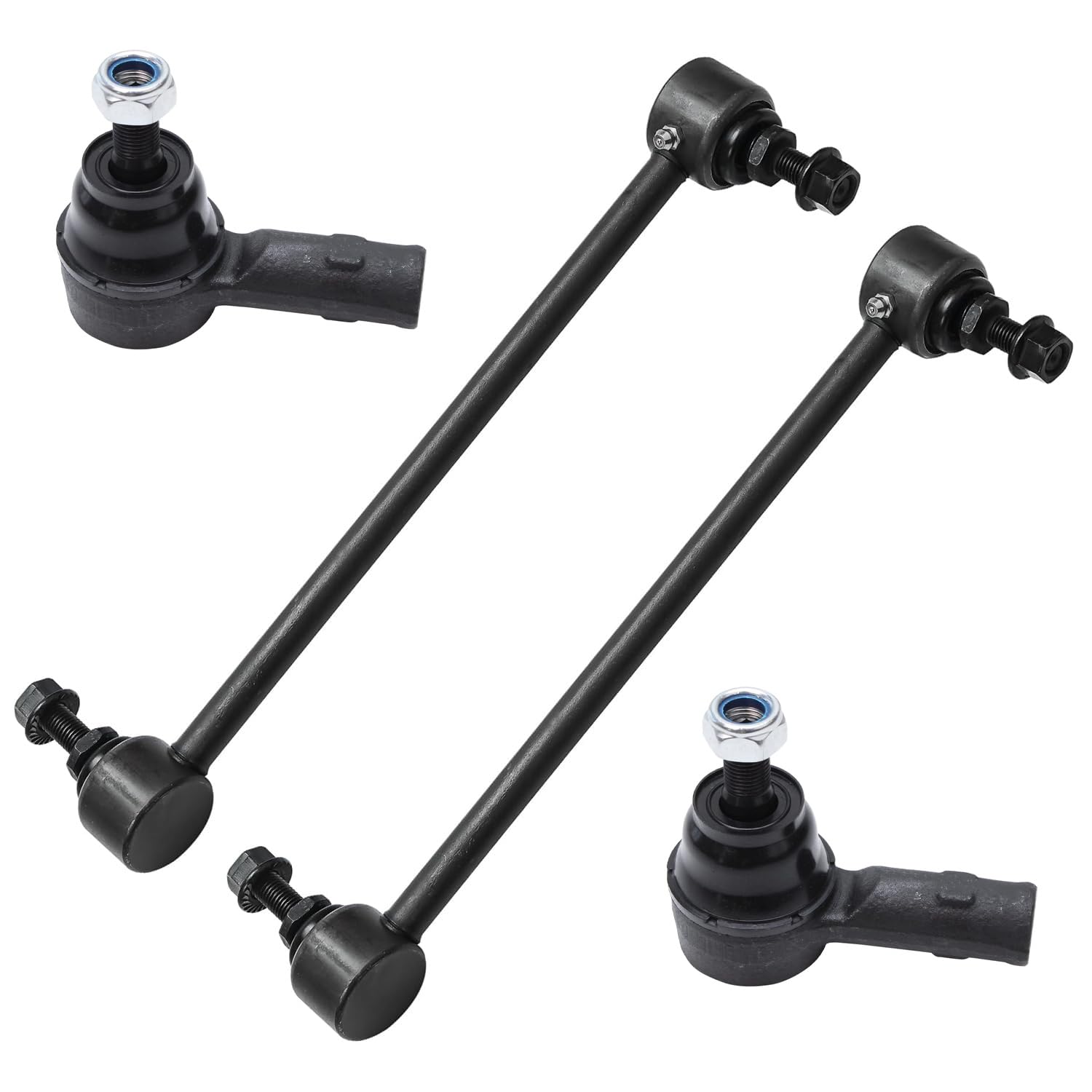 【MARU@】2軸ATスラダン＋フロント提灯＋1軸アンカー＋モーター押さえ Amazon.com: Detroit Axle - 4pc Front Sway Bar Links Tie Rod for 08