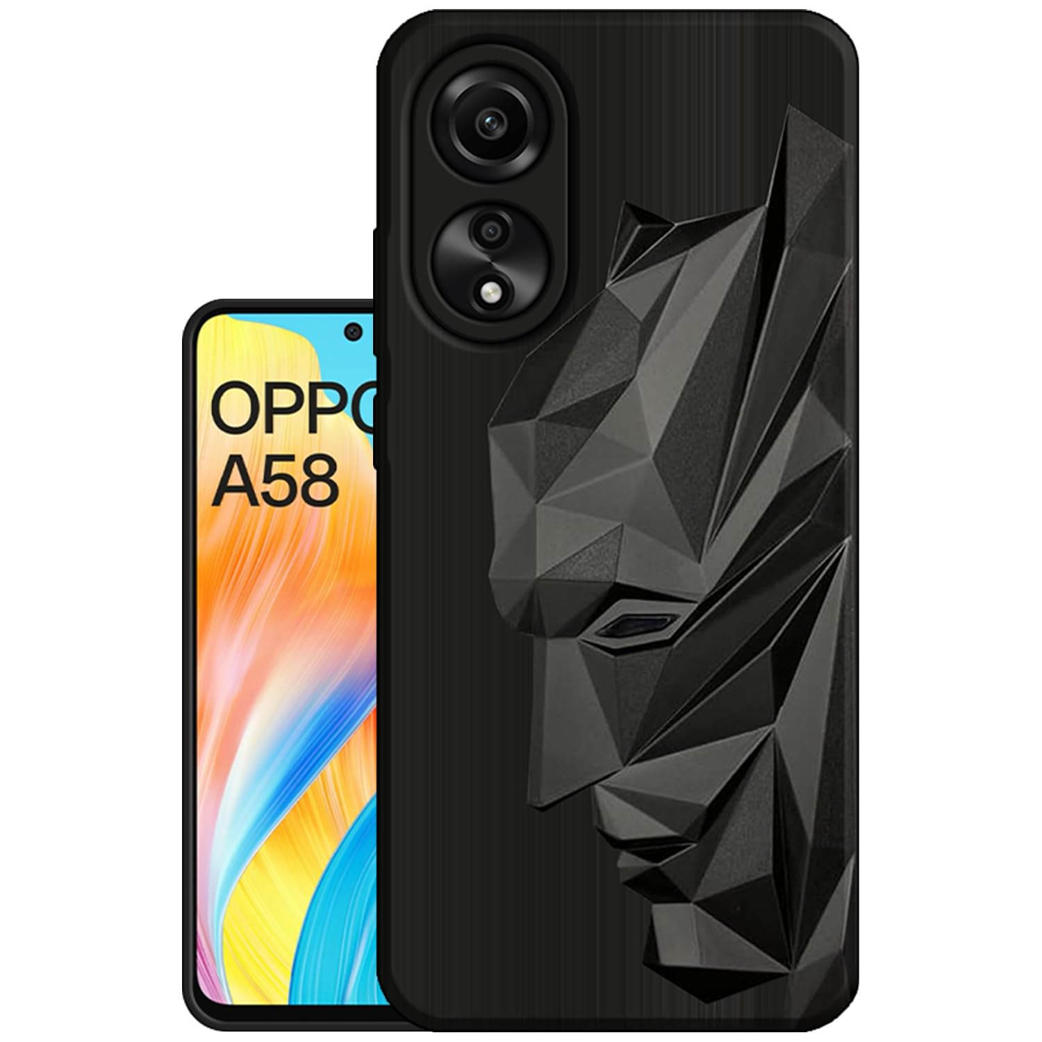 VIDO Exclusive Soft Back Case Cover for Oppo A58 4G (Shock Proof |360 Degree Complete Protection) (B0CGM3J22Y) Amazon Price History, Amazon Price Tracker