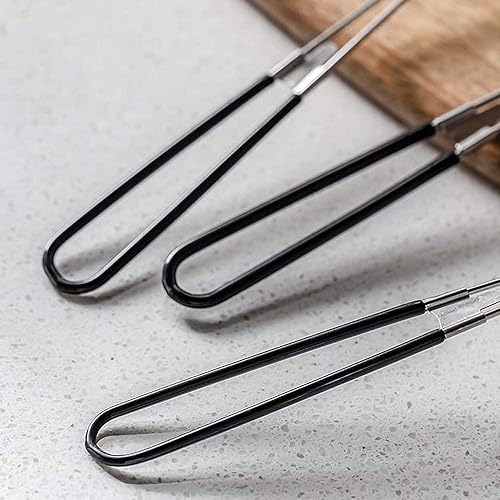 Miniatura 3 de Vctitil Juego de 3 coladores redondos de acero inoxidable para ollas calientes, cuchara coladora para freír y cocinar, utensilios de cocina, colador
