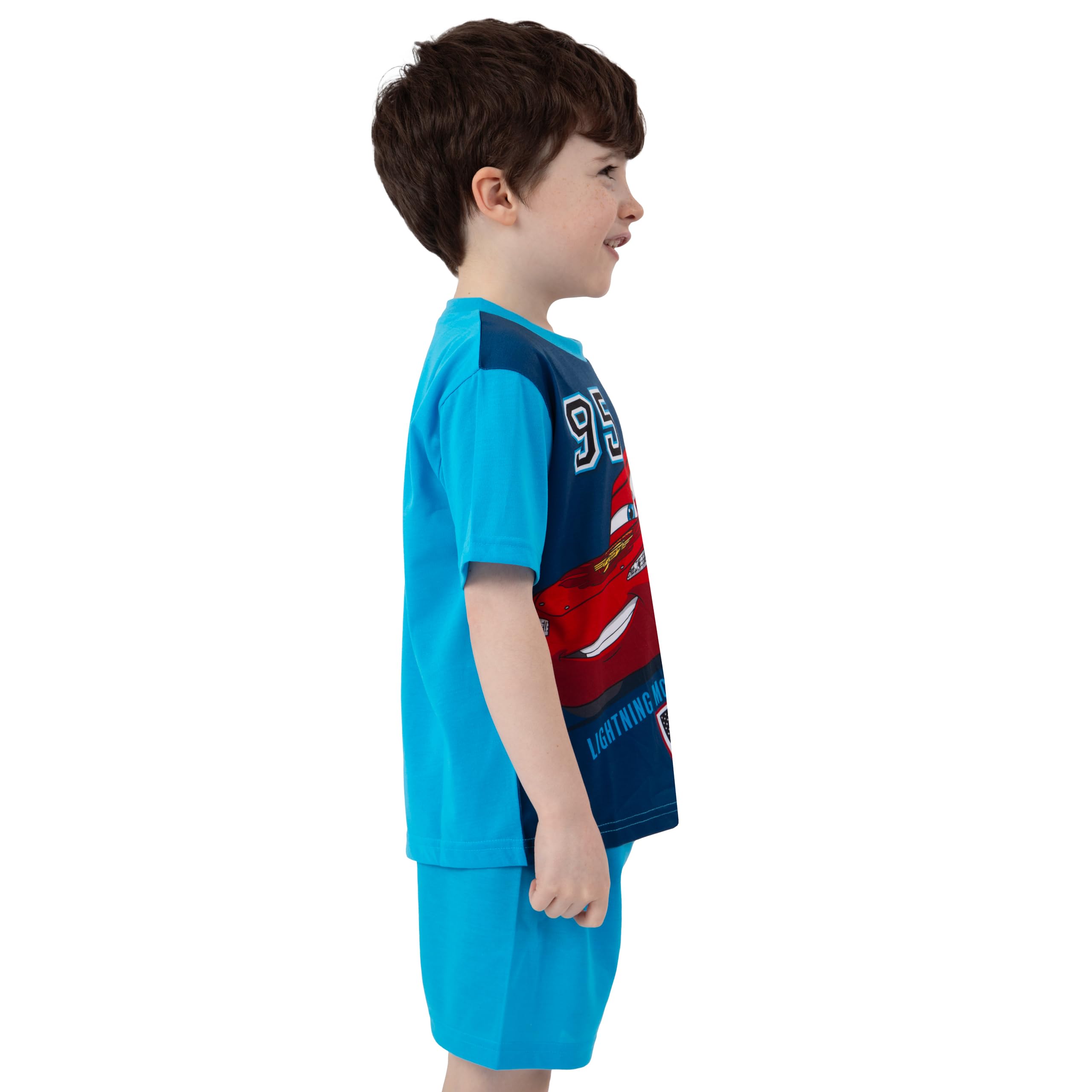 Disney Cars Pyjama Garcon, Vetement Enfant Ete, Pyjama Enfant Garcon Lightning McQueen
