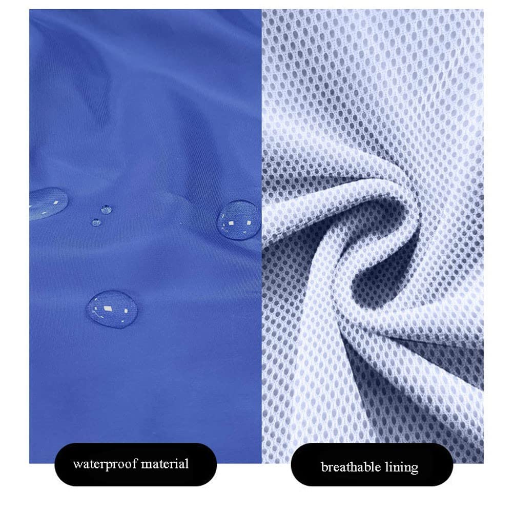 Manteaux imperméables pour Chiens Imperméable pour Chien Manteau imperméable avec Capuche col Sangle Trous Bandes réfléchissantes imperméable léger(Color:1,Size:XXL)