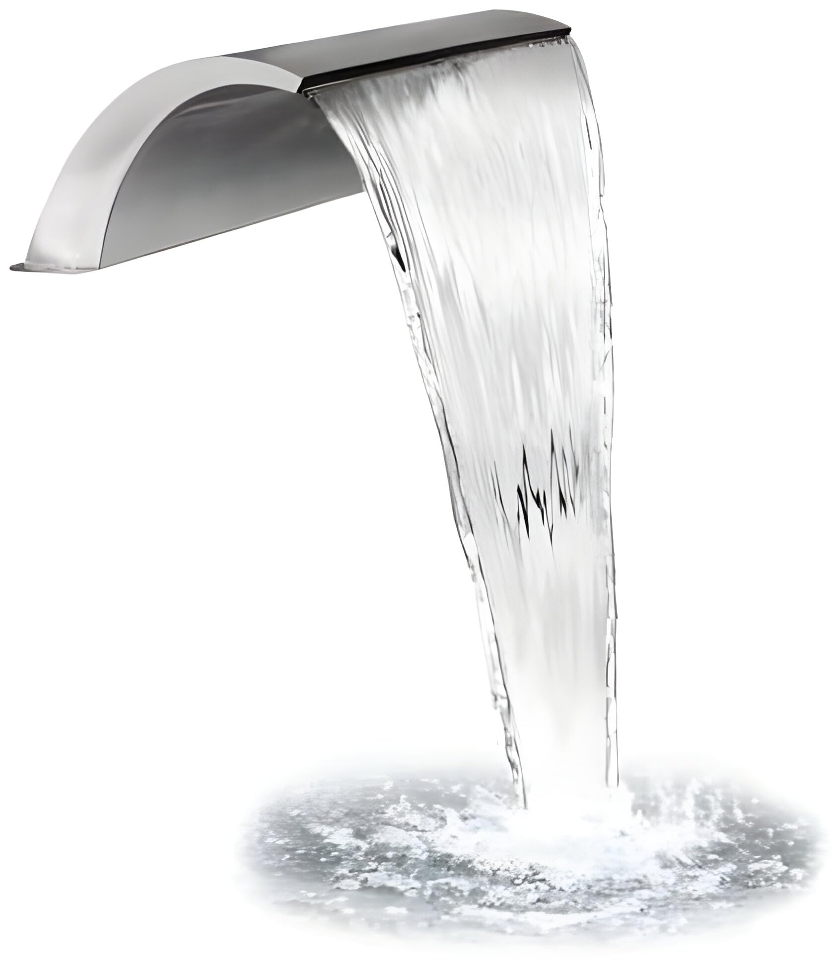 Primrose 30cm Stainless Steel Curved Arc Waterfall Blade Outdoor Cascade Bottom Supply