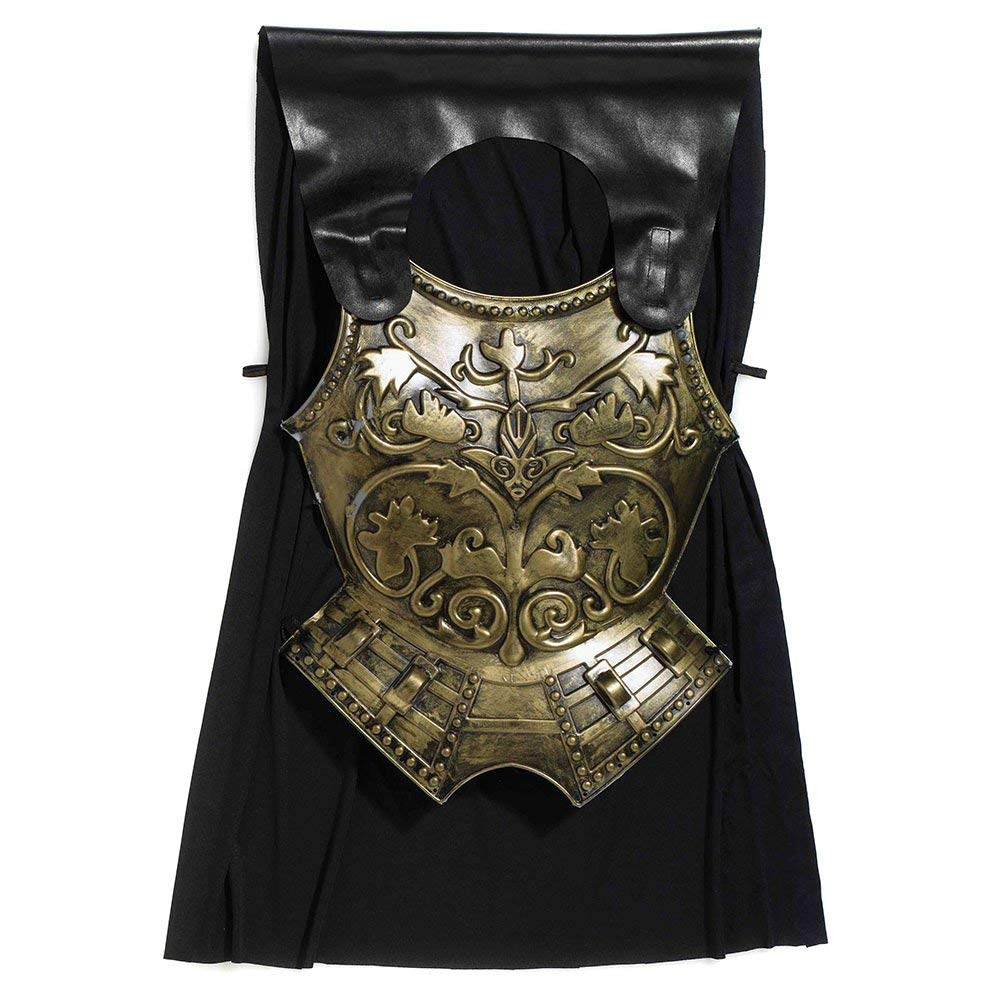 Bristol Novelty BA909 Roman Chest Plate with Cape, Mens, One Size Halloween