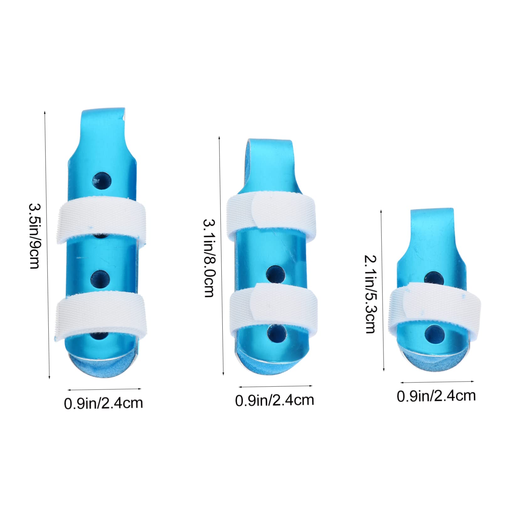 Gogogmee 3pcs Stabilizer Left Hand Thumb Splint Thumb Support Brace for Mallet Fracture Sprain Portable