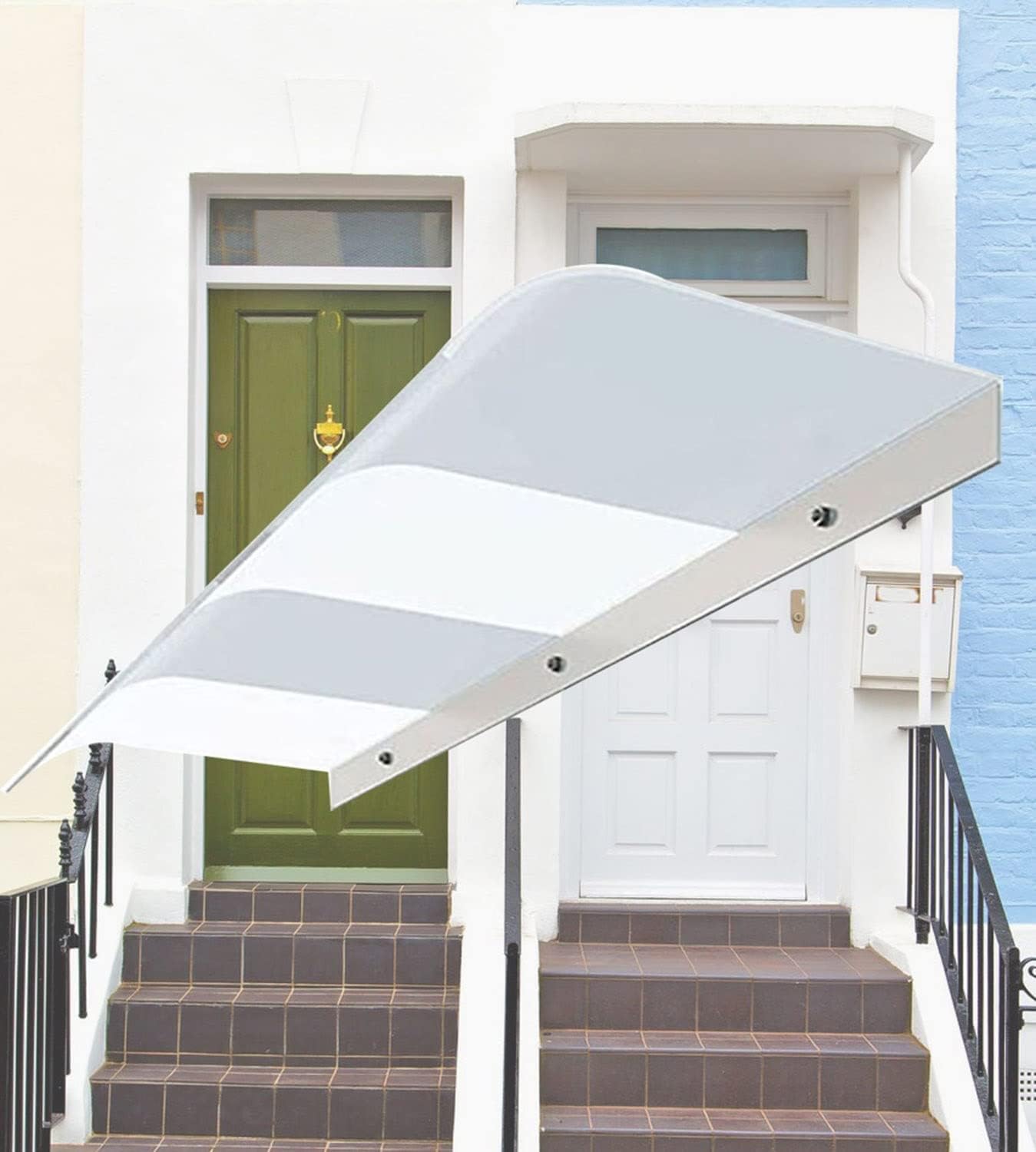 Polycarbonate Cover Window Door Outdoor Awning Canopy 15.7