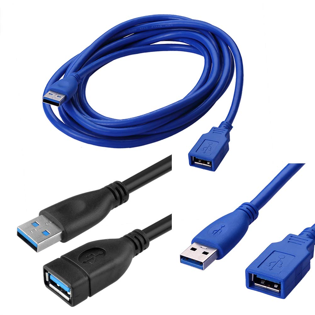 Cavo Prolunga USB 3.2 Superspeed A maschio/A femmina 0,5m Blu - Cavi USB 3.1 3.2 USB4 e tipo C