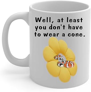 Funny Get Well Soon Recovery Encouragement - Arizona Mountain Kingsnake Coffee Mug 11oz White - Uplifting Humor Ceramic Cup Sympathy Gifts for Kingsnake Snake Lovers