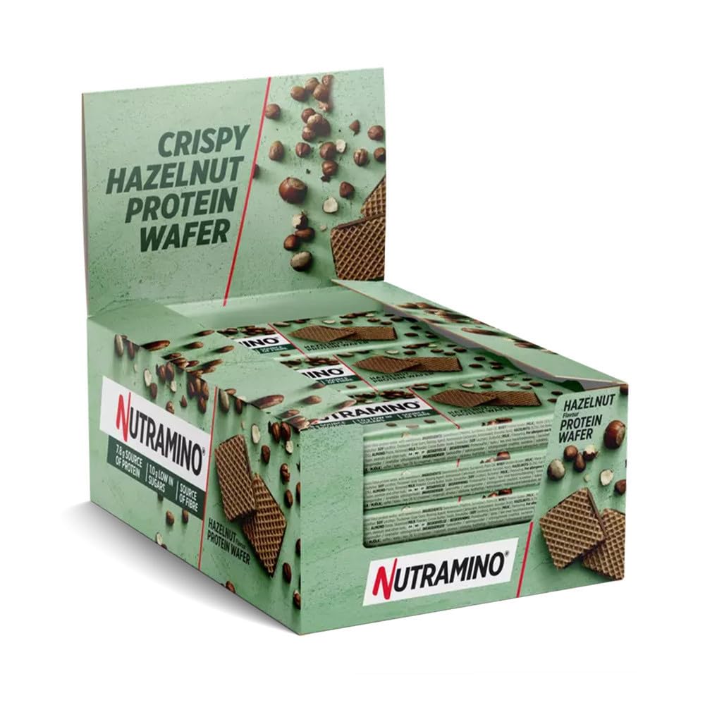 Nutramino Hazelnut Flavour Protein Wafer (12 x 39g)