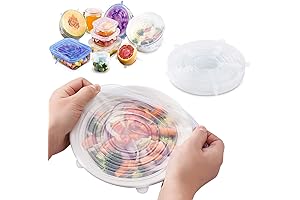 Reusable Silicone Stretch Lids Keep food fresh and safe