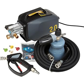 ACTIVE 2.0 Electric Pressure Washer - 2.0 GPM and 1800 PSI, Compact & Small Pressure Washer, Electric Power Washer for Car Detailing, Home, Patio and All Other Cleaning transformations.