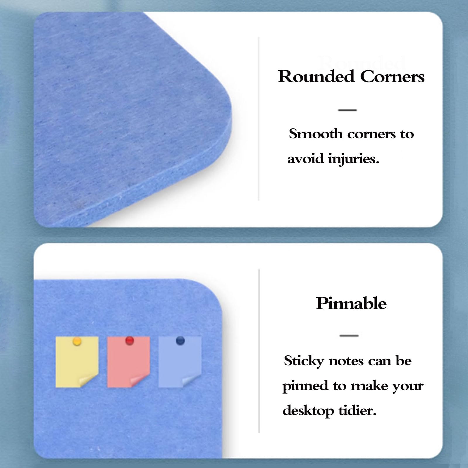 Réduction acoustique du bruit pour bureau et école - Cloison de bureau facile à installer pour réduire les distractions visuelles - Robuste et durable - Travail à domicile