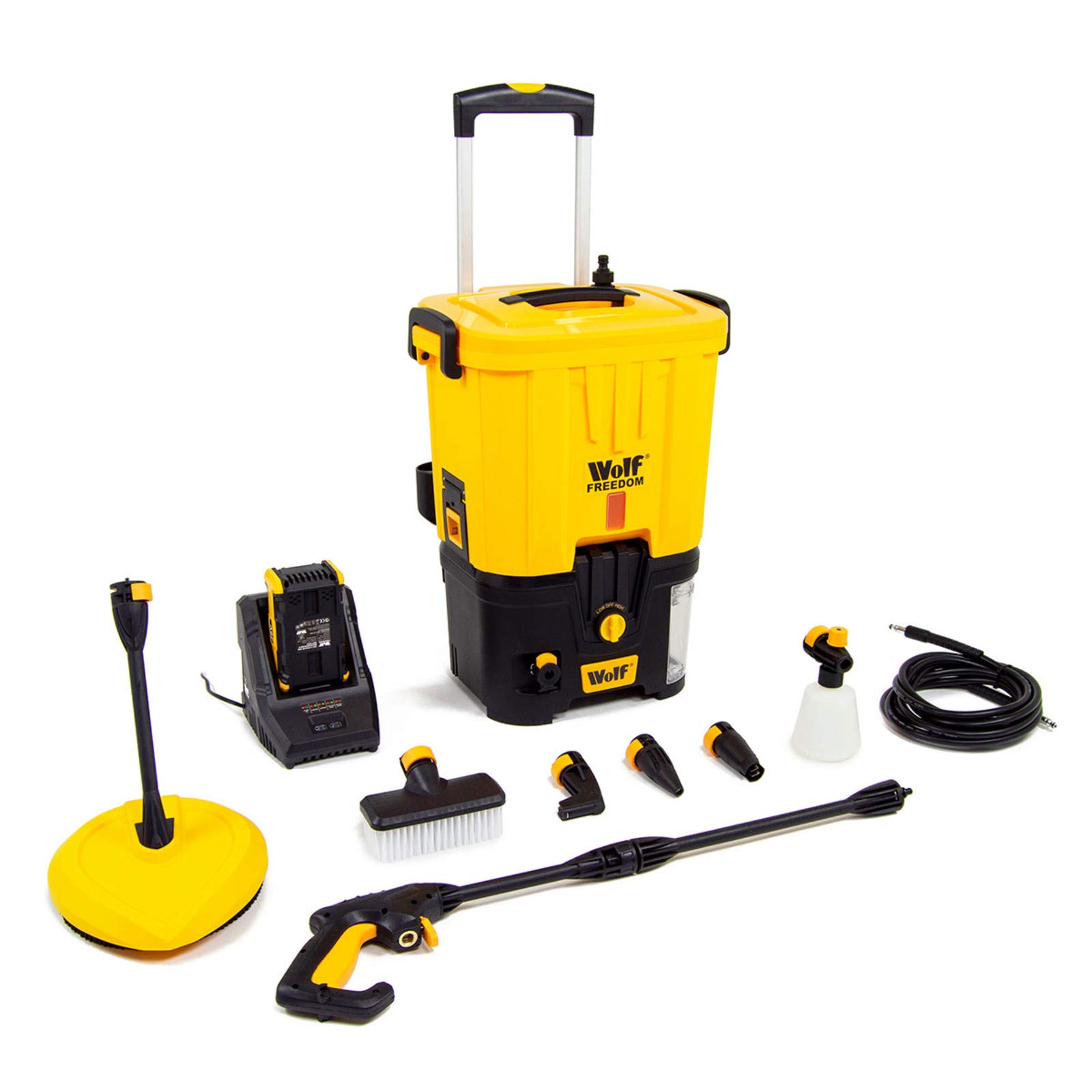 Pressure Washers Wolf Cordless Pressure Washer Portable Liion 36v