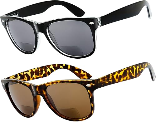 The Fresh Lentes de sol de lectura bifocales cómodos y elegantes con bisagra de resorte para lectores de sol