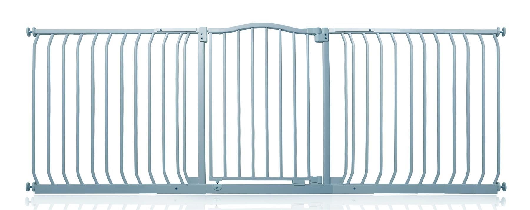 (Matt 197Cm - 206Cm) Curved Top Safety Gate Grey Safetots