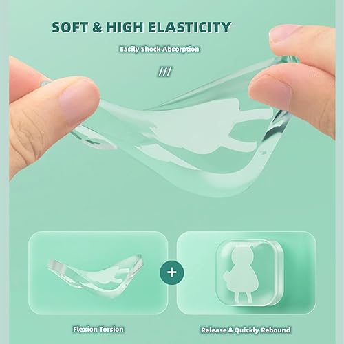 Miniatura 2 de Protector de pared autoadhesivo para manija de puerta, protector de pared de animales, protector de pared, almohadillas de goma para choques,