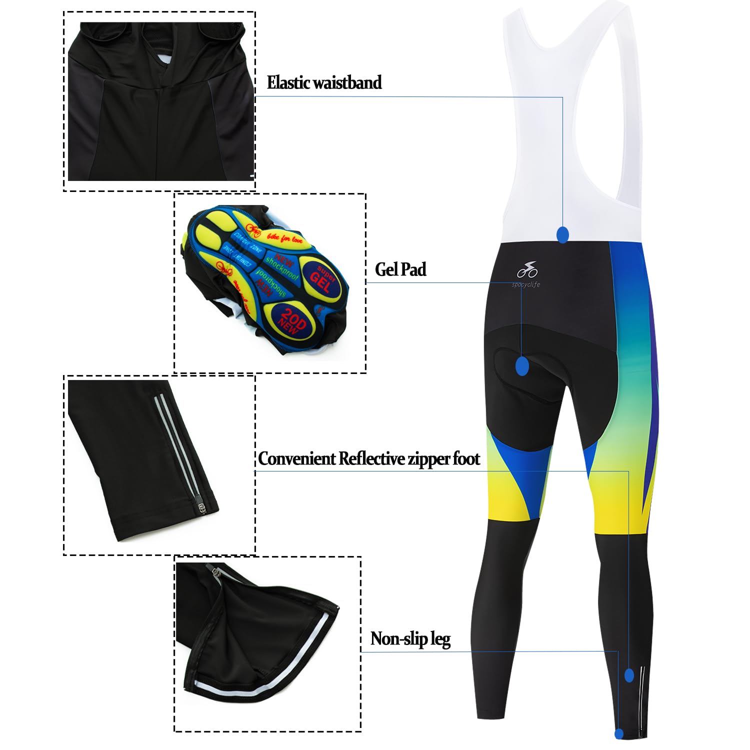 Rennrad Trikot Herren Fahrradbekleidung Herren Set Rad Trikots Radtrikot Langarm Rennrad Anzug MTB