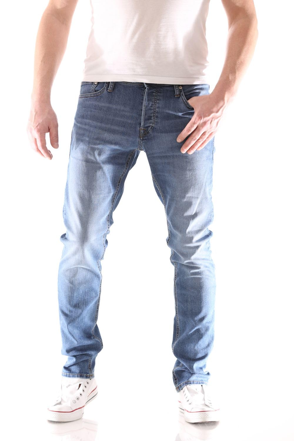 JACK & JONES Jeans, Blu Denim, 40W x 30L Uomo