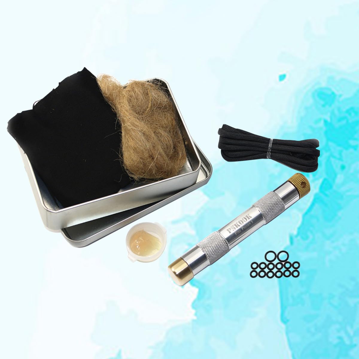 Hemobllo Allume-feu à Piston Facile à Allumer et Utiliser en Alliage D'aluminium et Laiton Couleur Aléatoire Accessoire Indispensable pour Camping en Plein Air et