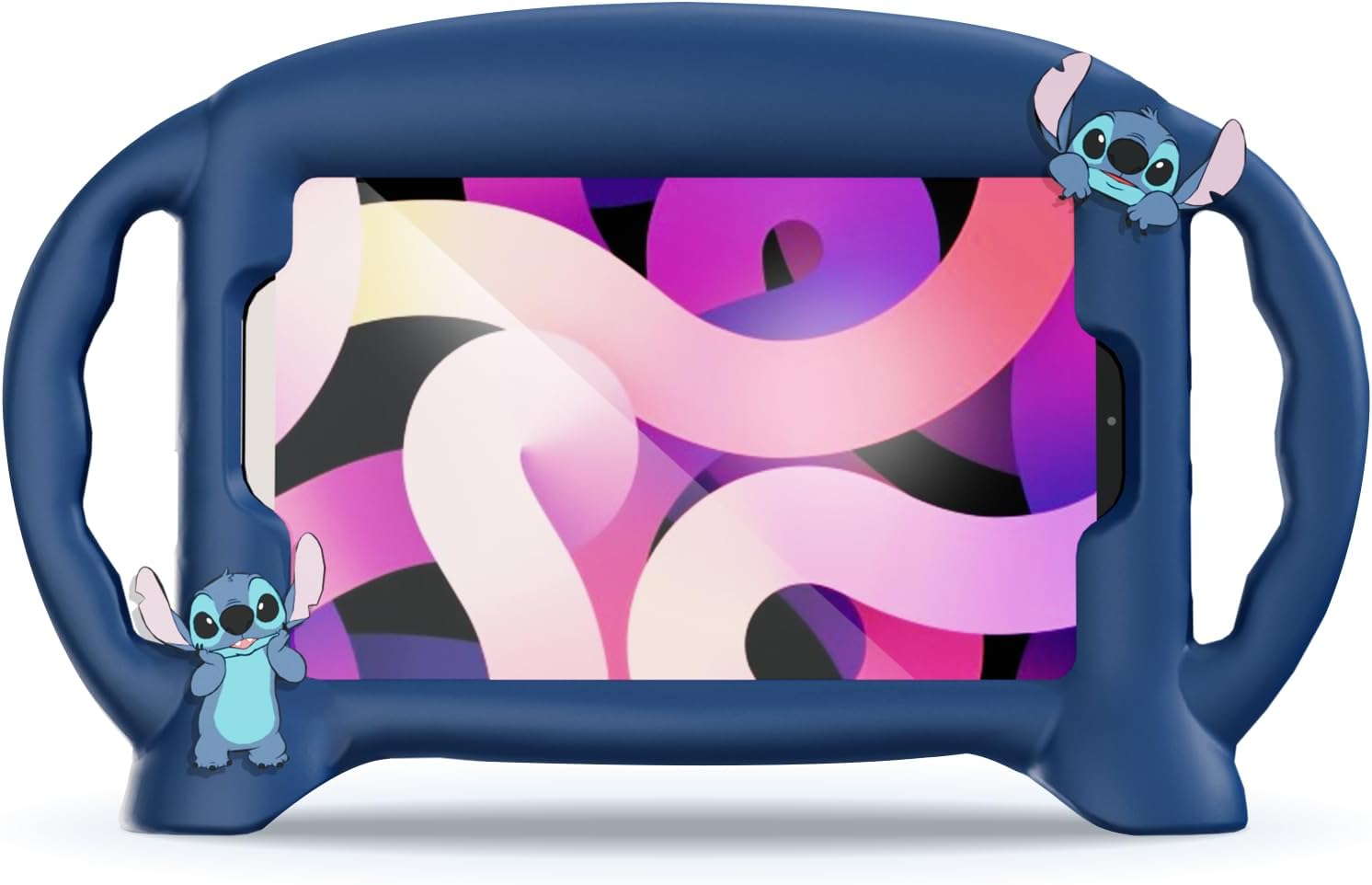 Disney Lilo and Stitch Universal Tablet Holder for iPad Mini +Other 7-8 Inch Tablet| Silicone Tablet Case w/Built in Holders and Tablet Stand| Anti-Slip/Shockproof, for Fan of Lilo and Stitch Stuff Disney Lilo and Stitch Universal Tablet Holder for iPad Mini +Other 7-8 Inch Tablet| Silicone Tablet Case w/Built in Holders and Tablet Stand| Anti-Slip/Shockproof, for Fan of Lilo and Stitch Stuff