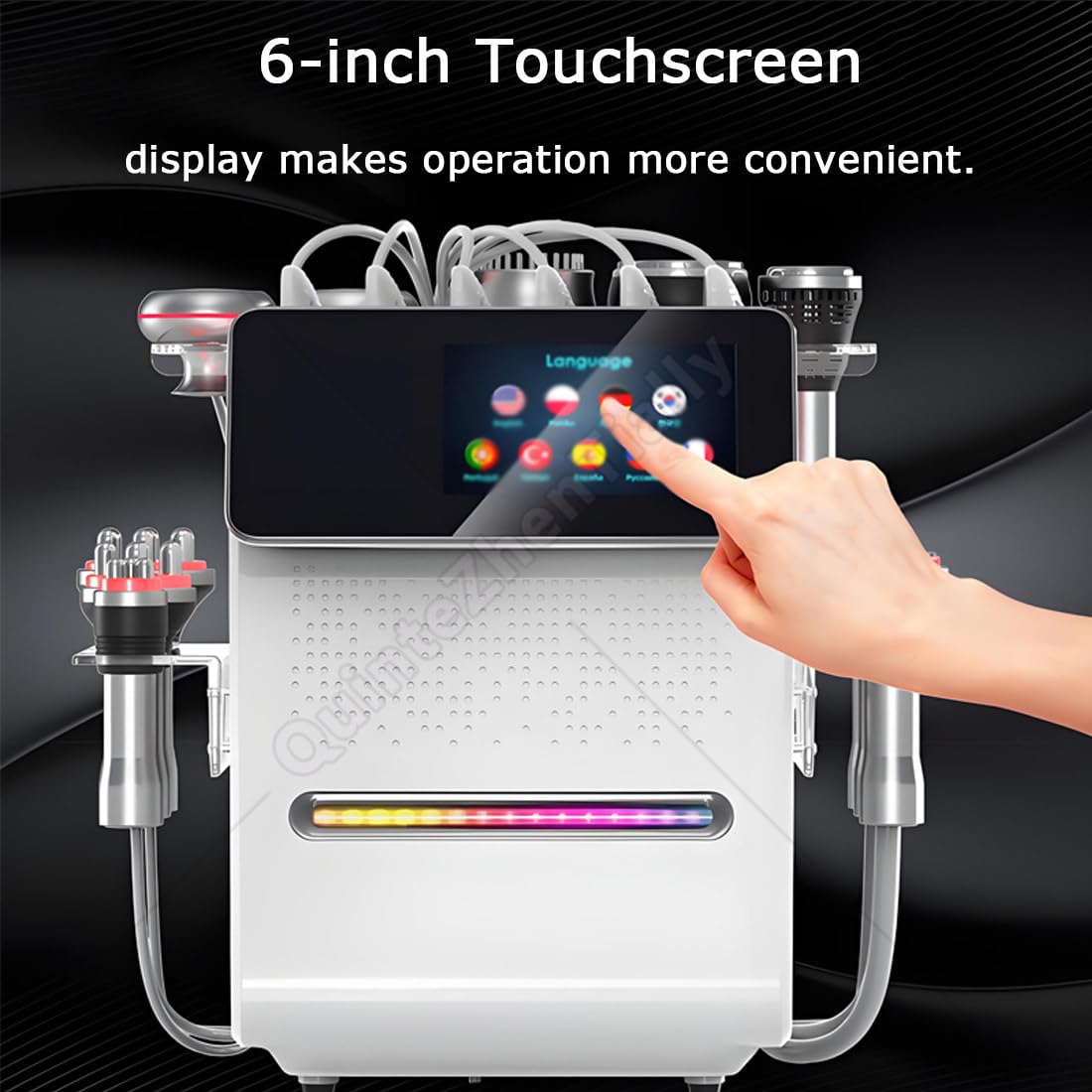 Macchina Multifunzione Bellezza Vuoto 80k,Macchina Perdita Peso EMS,Macchinas Professionale Scultura Corpo Estetico 11 in 1,per Dimagrimento,Antirughe,Modellamento Estetico B