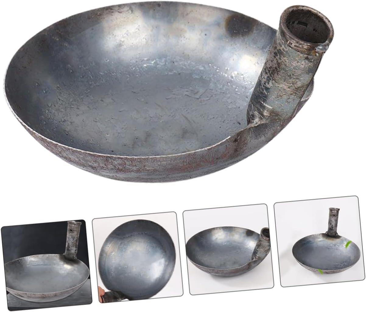 Large Capacity Iron Ladle Farming Industrial Scoop Easy Cleaning for Long-lasting Use