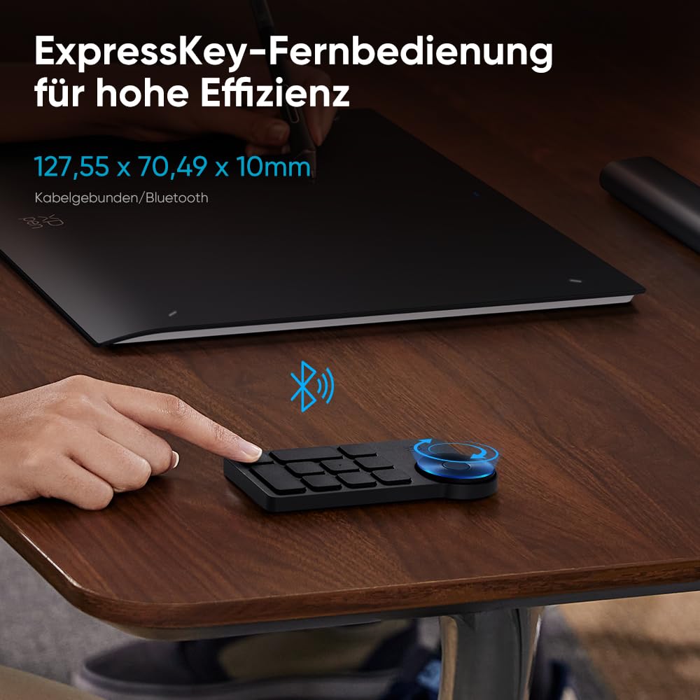 XPPen Deco Pro LW (2. generacja) tablet graficzny Bluetooth 5.0 16K 16384 z klawiaturą skróconą
