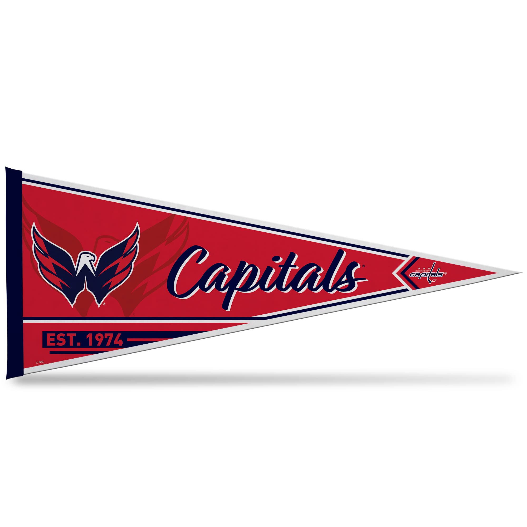 Rico Industries NHL Hockey 12" x 30" Felt Wall Décor Pennant - Great for Home/Bed Room/Man Cave Décor