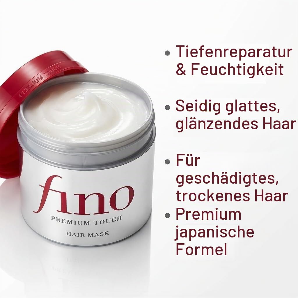 Lote de 2 envases de 230 g - Fino Premium Touch Hair Mask - Procedencia: Japón - Mascarilla