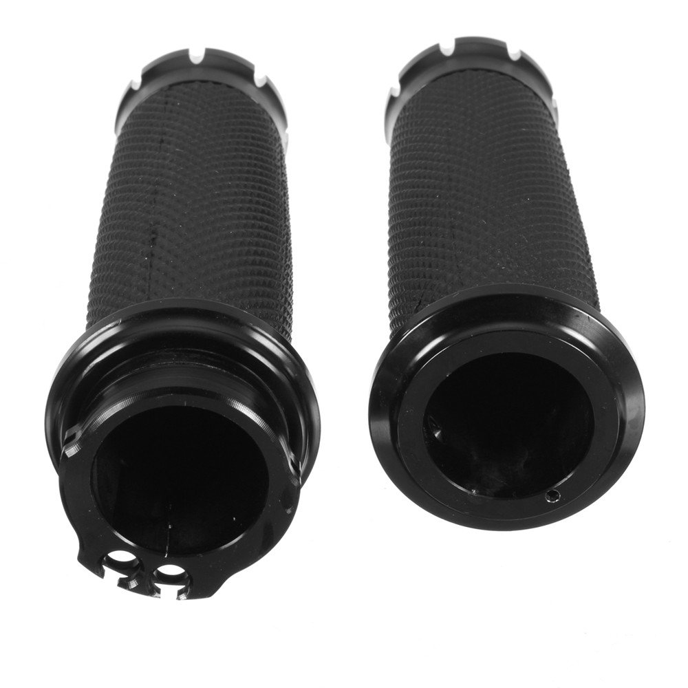YONGYAO 1" 25mm Hand Grip Moto Guidon pour Harley Touring/Sportster/Dyna/Softail