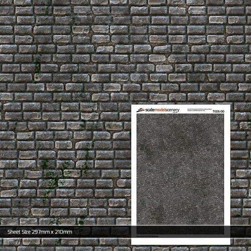 Scale Model Scenery TX206-OO Dark Weathered Cobblestones (Pack of 5) For OO Scale Model Railway Layouts & 1:76 Diecast Dioramas