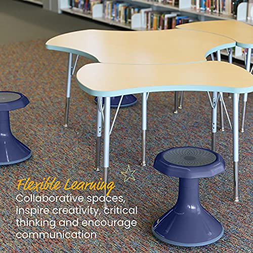 Image of ECR4Kids ACE Active Core Engagement Wobble Stool, 15-Inch Seat Height, Flexible Seating, Navy