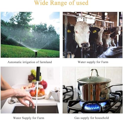 Intelligentes Wasser-/Gasventil, Bluetooth/Sprache/WLAN-Steuerung, Wasserabsperrventil, kabellos, Smart-Ventil, kompatibel mit Alexa und Google für Küche/Garten/Bauernhof, 2 Satz