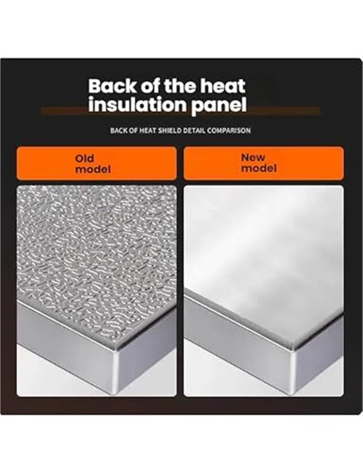 Panneau isolant en acier inoxydable pour réfrigérateur, panneau latéral pour cuisinière à gaz, barrière magnétique pour réfrigérateur, 120 x 60 cm