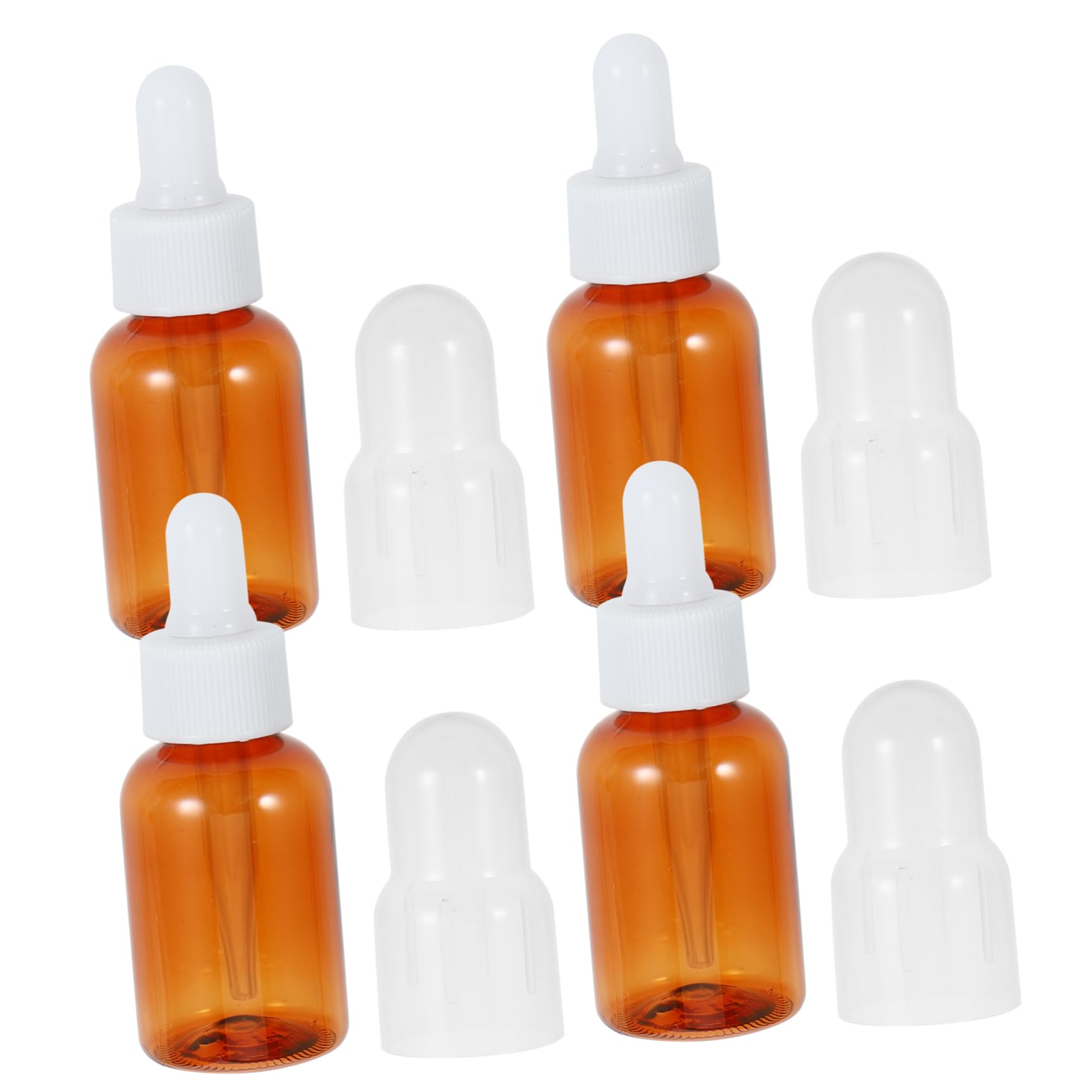 ULTECHNOVO 20pezzi Bottiglie Contagocce Plastica Per Oli Essenziali Per Viaggi e Conservazione Di Profumi e Cosmetici Design Compatto e Leggero Chiusura Ermetica Anti-leakage