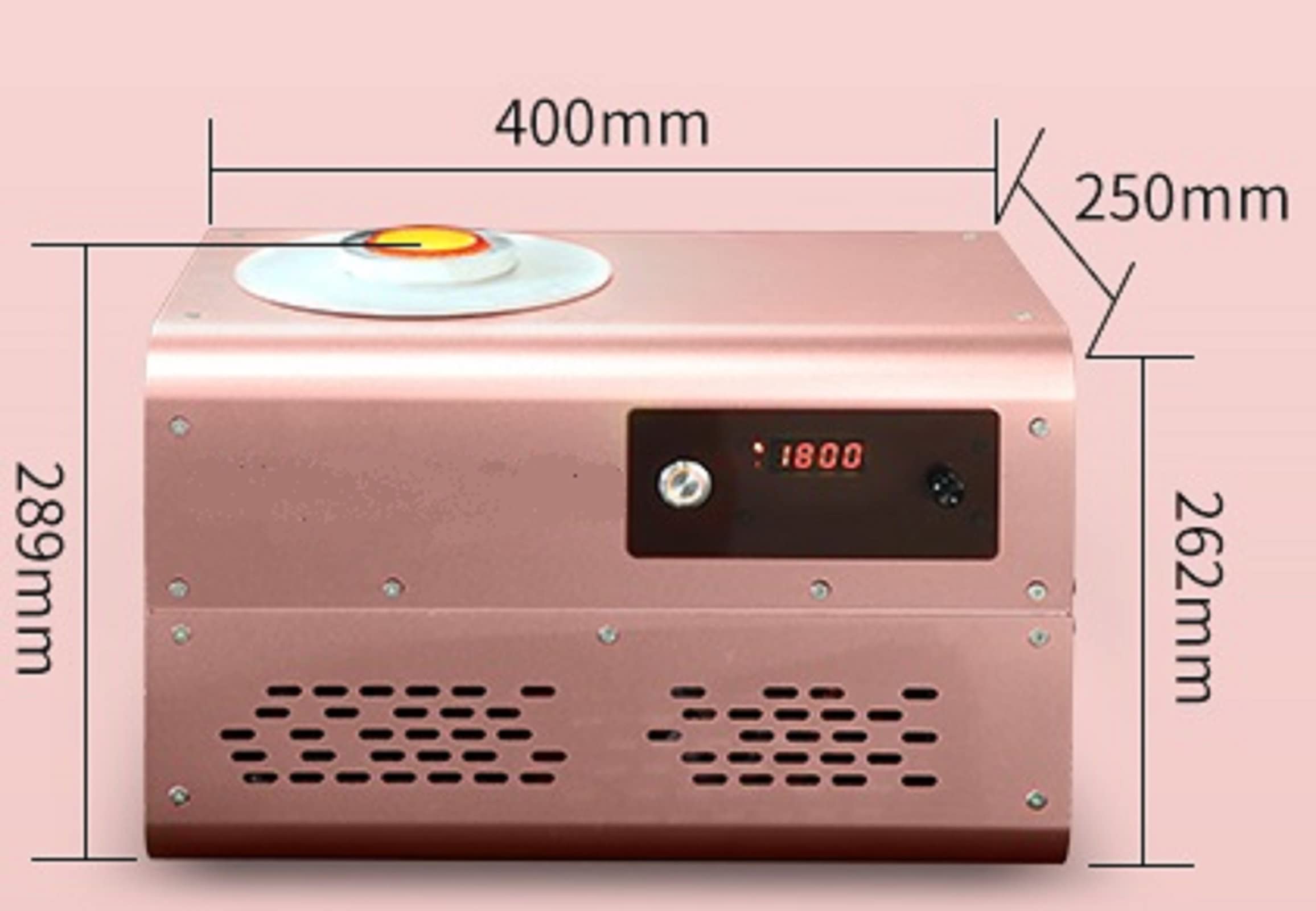 Forno di fusione per la fusione dei gioielli del metallo del nastro dell'oro del platino - Tempo di fusione 3 ~ 5 minuti, peso di fusione 2KG, 1800℃, CA 220V±10% 5KW