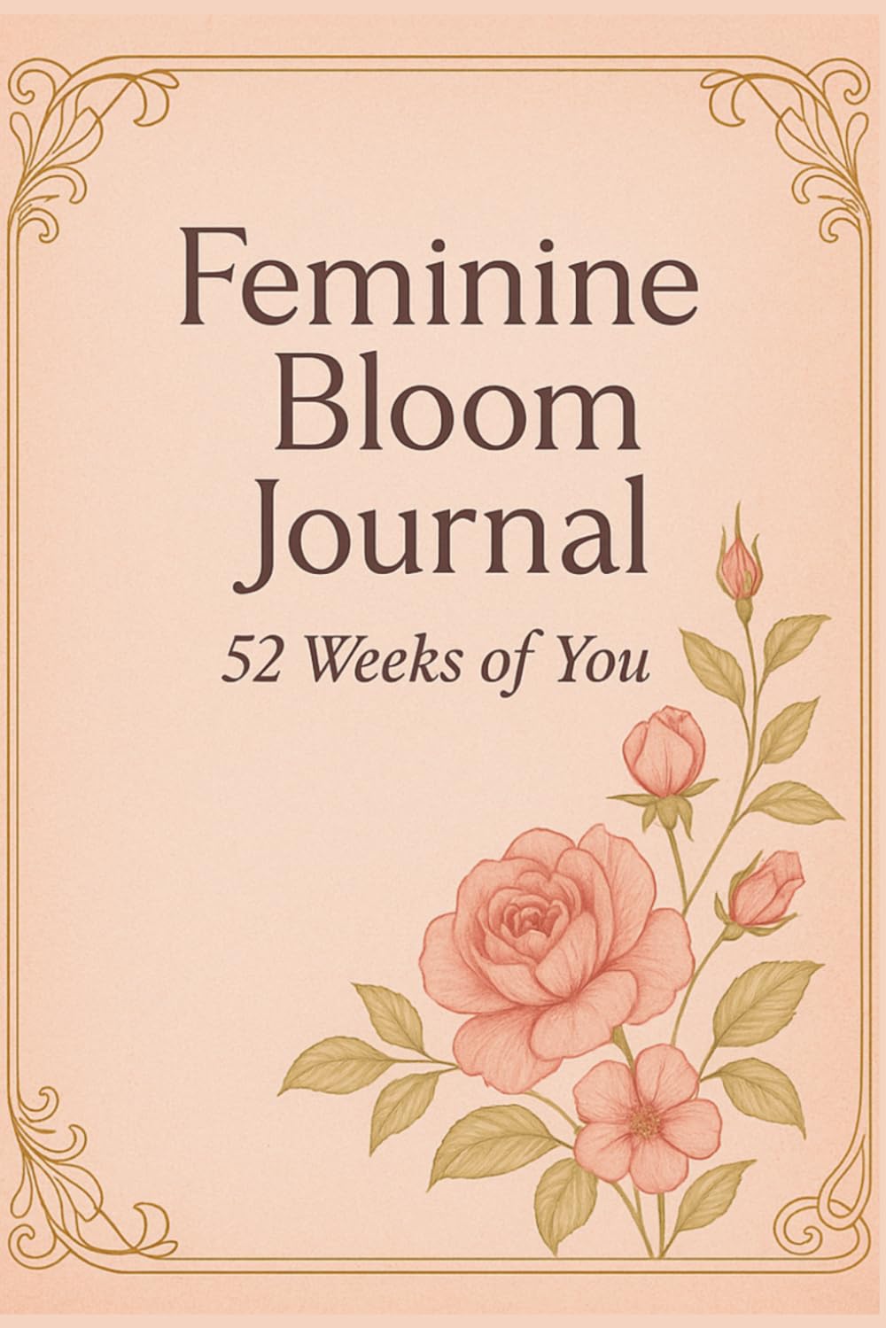 Feminine Bloom Journal: 52 Weeks of You