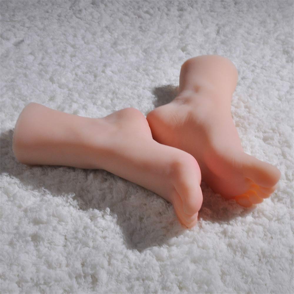 Silicone Pieds Modèle, Modèle de Pied de Simulation féminin européen et américain, Mannequin de Pied de Pied Parfait de beauté de Taille 36A.