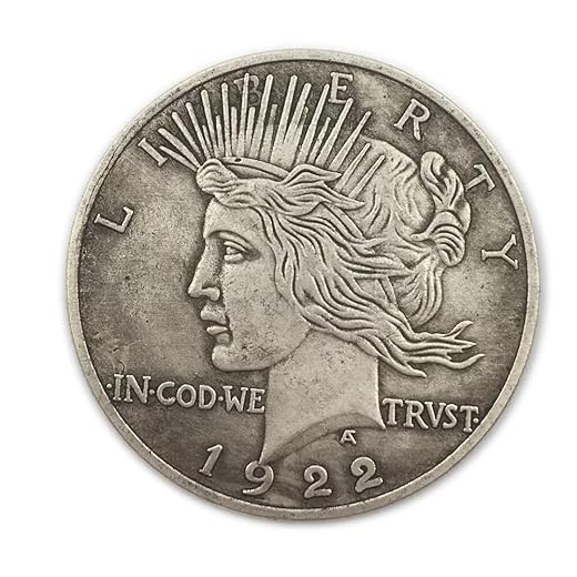 Replica 1922 Peace Dollar Coin Liberty American Liberty Coin United States of America Souvenir Replica for Collection Party Gifts