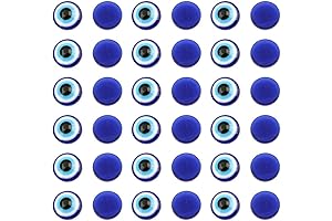 Exceart 100pcs Evil Eye Nail Art Supplies
