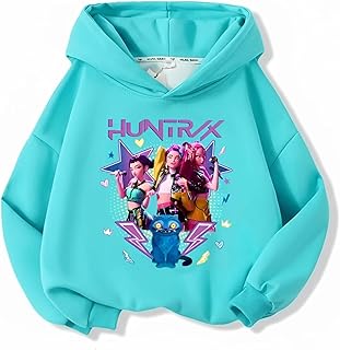 Comprar Genérico Huntrix KPOP Sudadera con Capucha Niño, Sudaderas con Estampado Anime, Ropa Hip Hop Streetwear Y2K, Moda Casual para Niñas y Niños