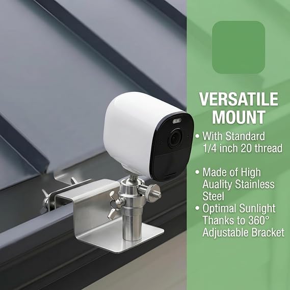 Eufy Gutter Bracket Adjustable Stainless Steel Bracket