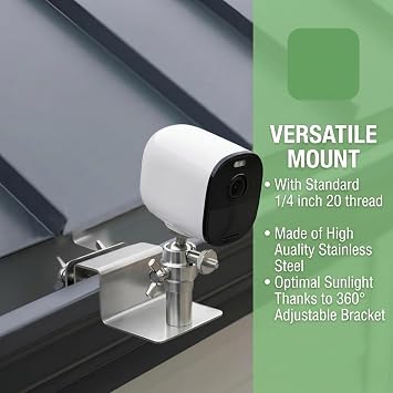 Eufy Gutter Bracket Adjustable Stainless Steel Bracket