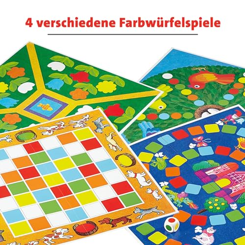 Ravensburger 21417-4 erste Spiele - Spielesammlung für die Kleinen - Spiele für Kinder ab 3 Jahren, Brettspiele für 2-6 Spieler - Farbwürfel – Bild 5