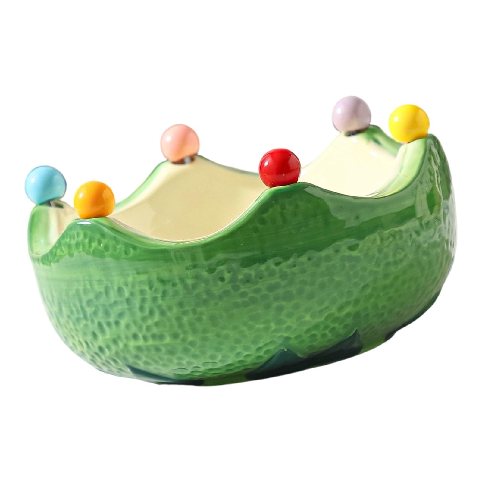 Btgghytr Ceramic Fruit Bowl Set with 6 Stainless Steel Forks for Snacks Desserts and Home Decor Kitchen Bowl with Forks