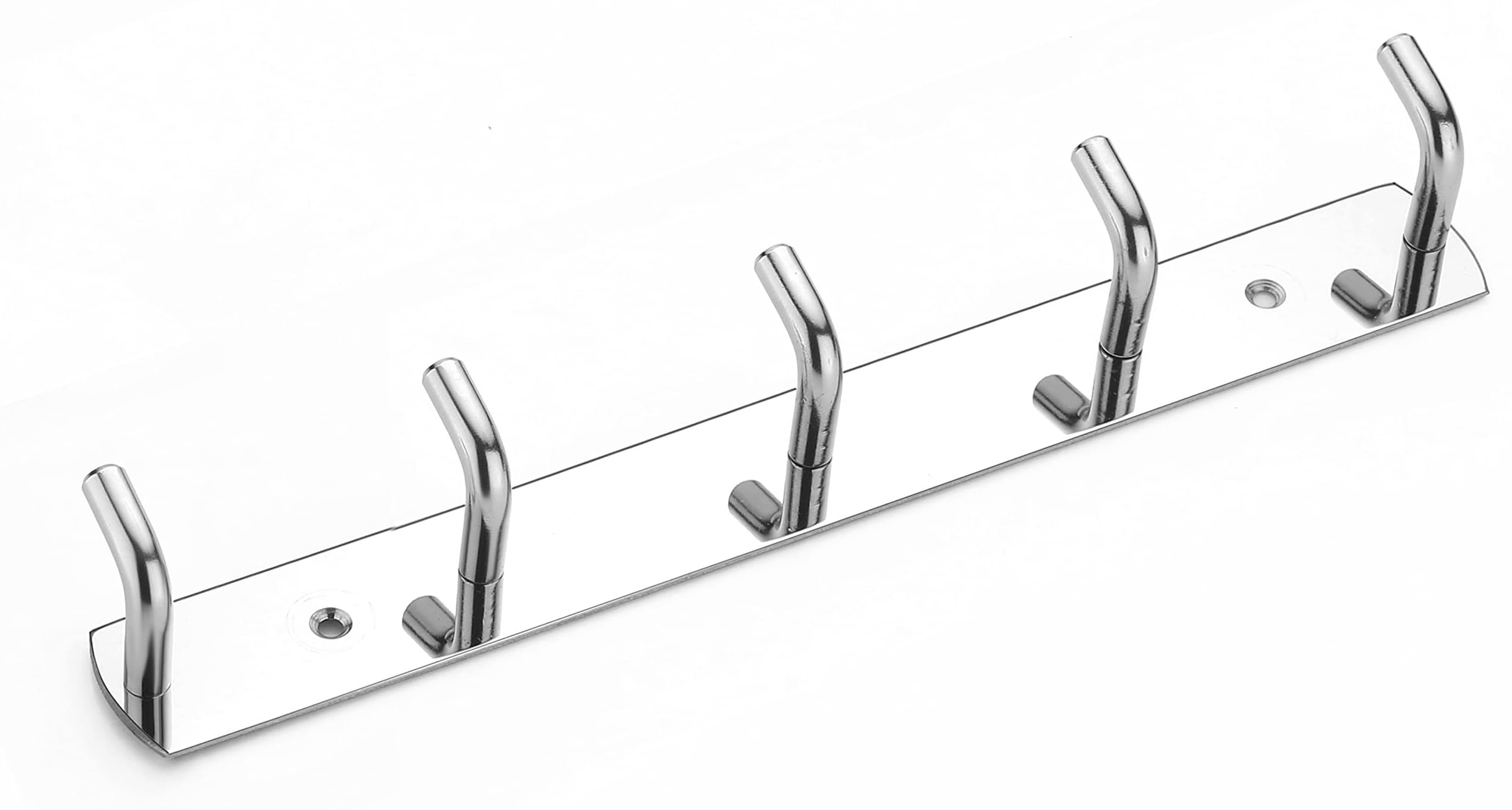 iSTAR Stainless Steel 6 Pin Bathroom Cloth Hooks Hanger Door Bathroom Robe Hooks Rail for Hanging Keys,Clothes,Towel Steel Hook (Silver) (Pack of 1) (B099WPTJP3) Amazon Price History, Amazon Price Tracker